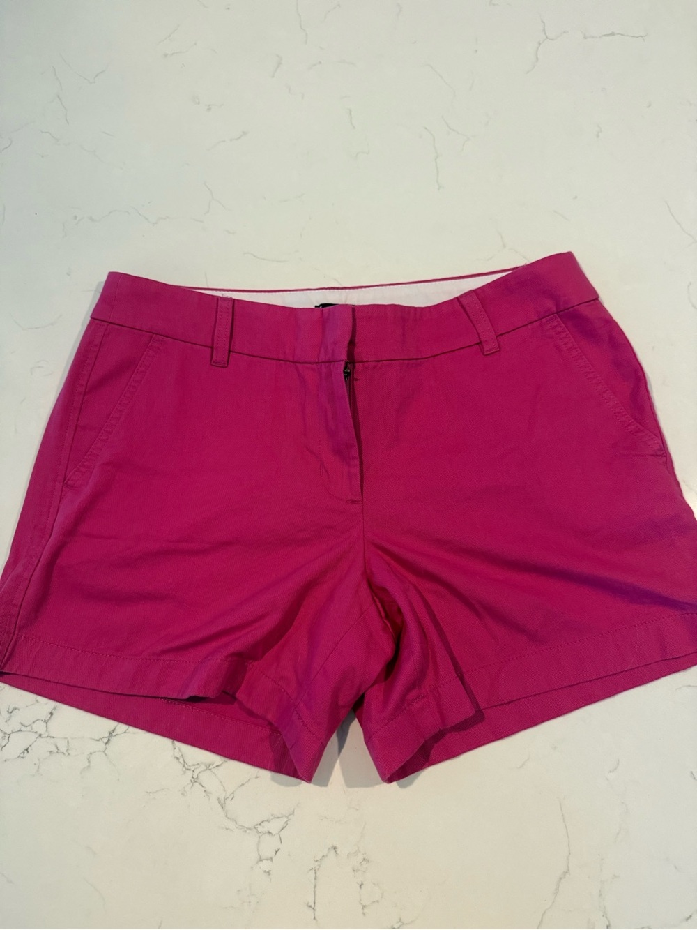 J. Crew Bright Fuchsia Cotton Bermuda Shorts